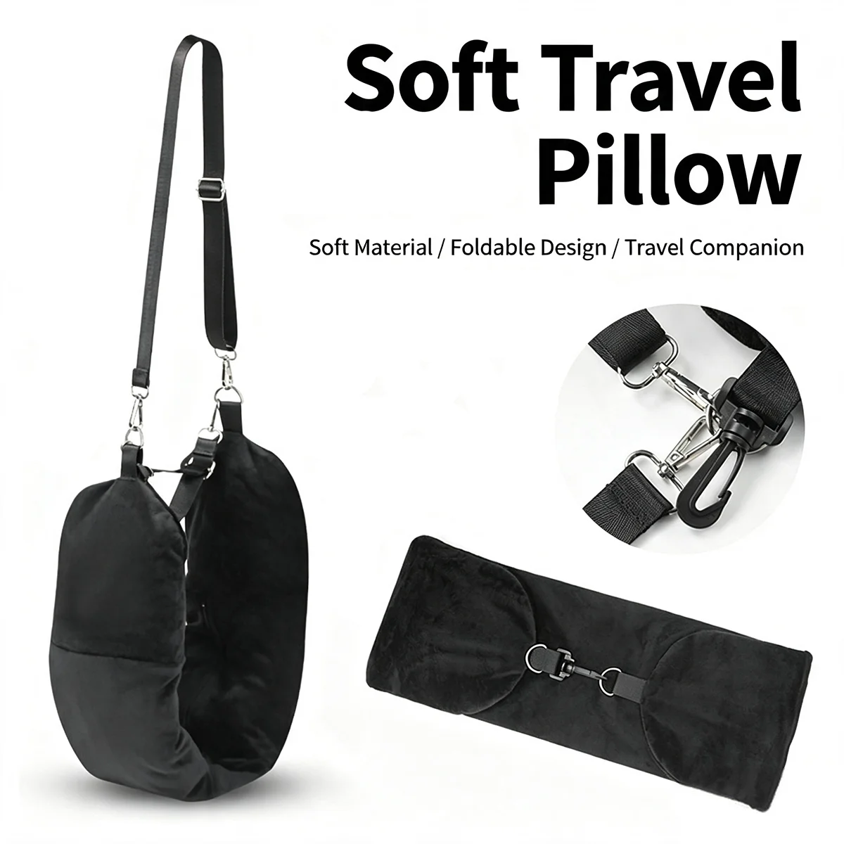 Travel Pillow Inflatable - Poduszka podróżna w kształcie litery U,