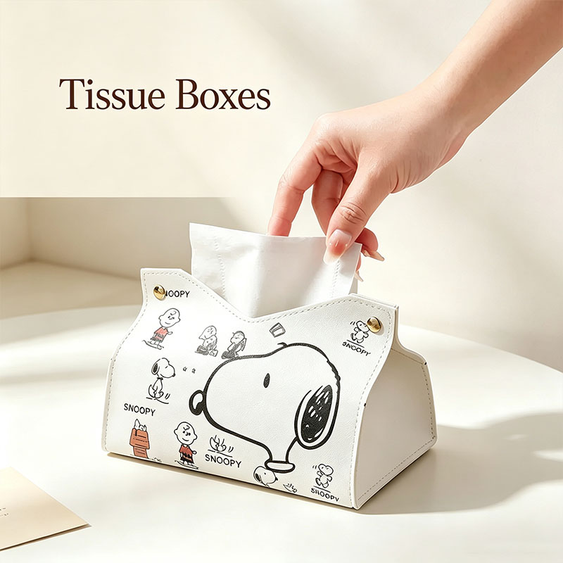 Travel Kitchen Accessories - Pudełka na chusteczki w stylu Snoopy,