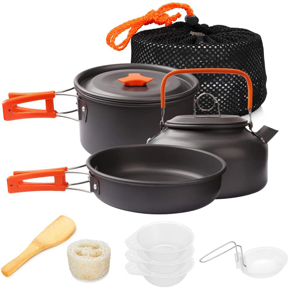 Travel Kitchen Accessories - 1 sztuk/1 zestaw zestaw naczyń kempingowych