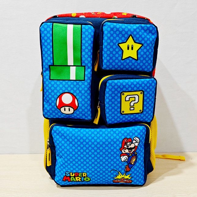 Travel Accessories Toddler - Plecak z kreskówkowym Mario, uroczy plecak