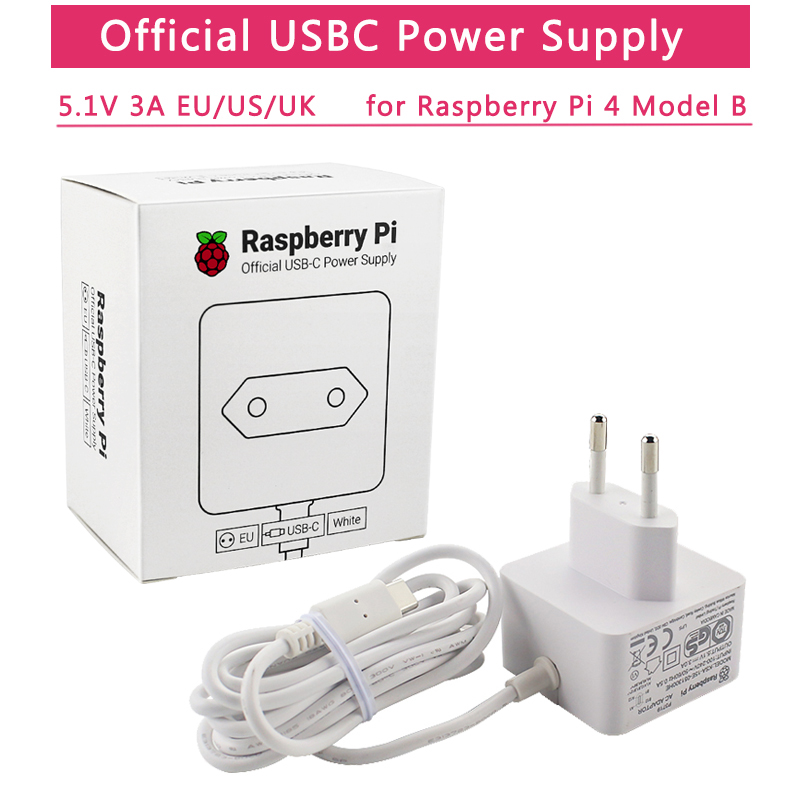 Travel Accessories Uk - Oficjalny zasilacz Raspberry Pi 4 5V