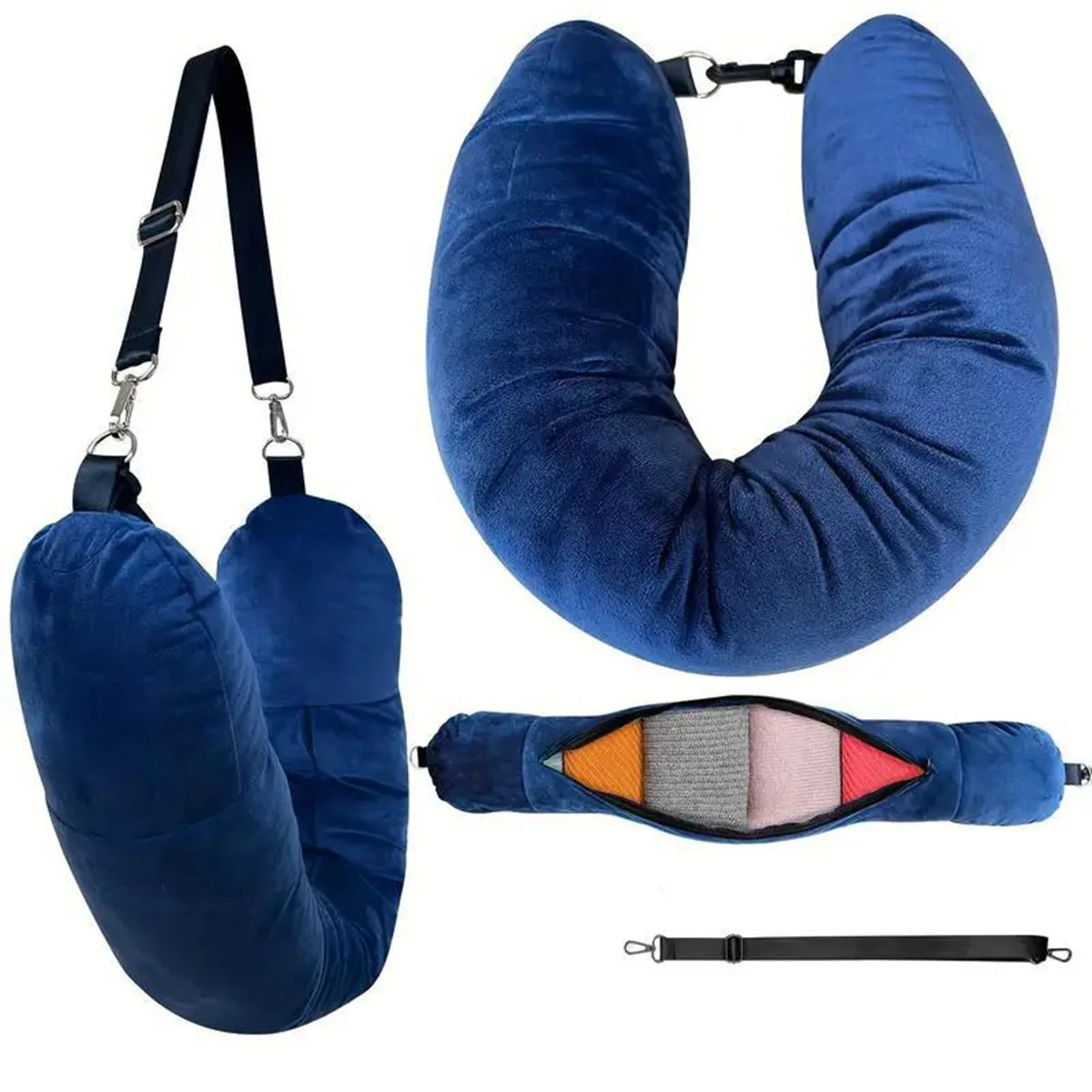 Poduszka podróżna w kształcie  – Travel Pillow Inflatable recenzja i cena