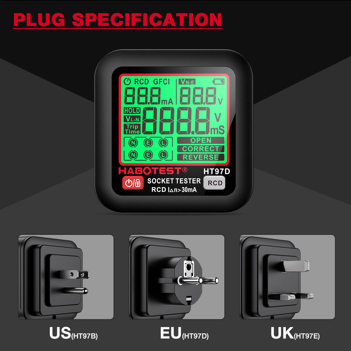 HT97 Socket Tester Pro Voltage – Travel Accessories Uk recenzja i cena