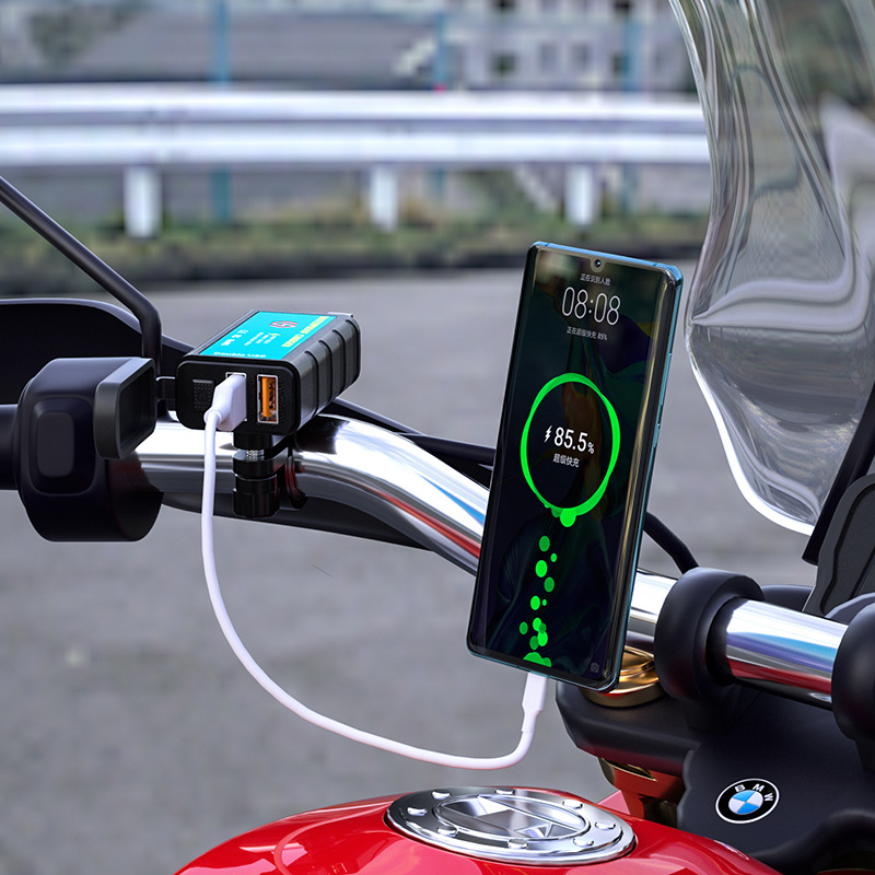 Motocykl 12V ładowarka USB wod – Travel Plug Type C recenzja i cena
