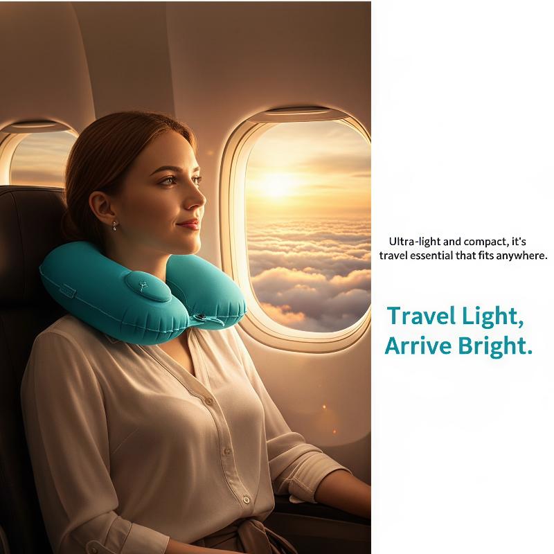 Podróżna dmuchana poduszka na  – Travel Pillow Inflatable recenzja i cena