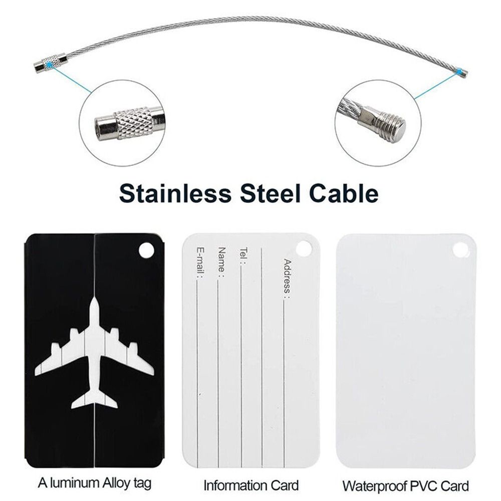 Aluminiowe etykiety na bagaż p – Travel Accessories Uk recenzja i cena