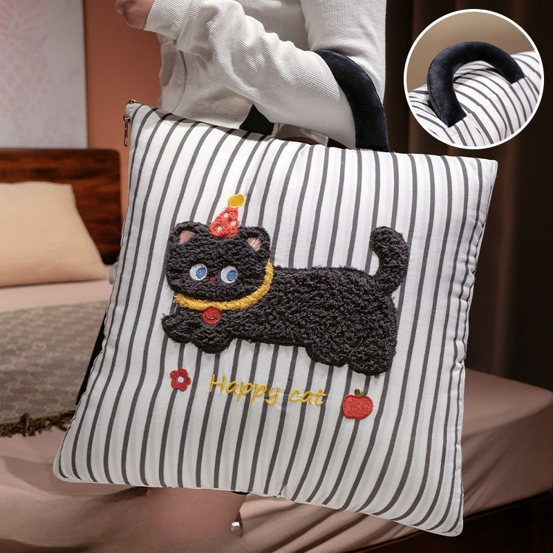Kreskówkowa Poduszka w Paski z – Travel Pillow Inflatable recenzja i cena