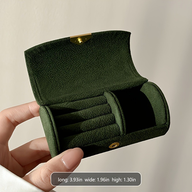 Luksusowe aksamitne pudełko na – Travel Jewellery & Accessories Organiser recenzja i cena