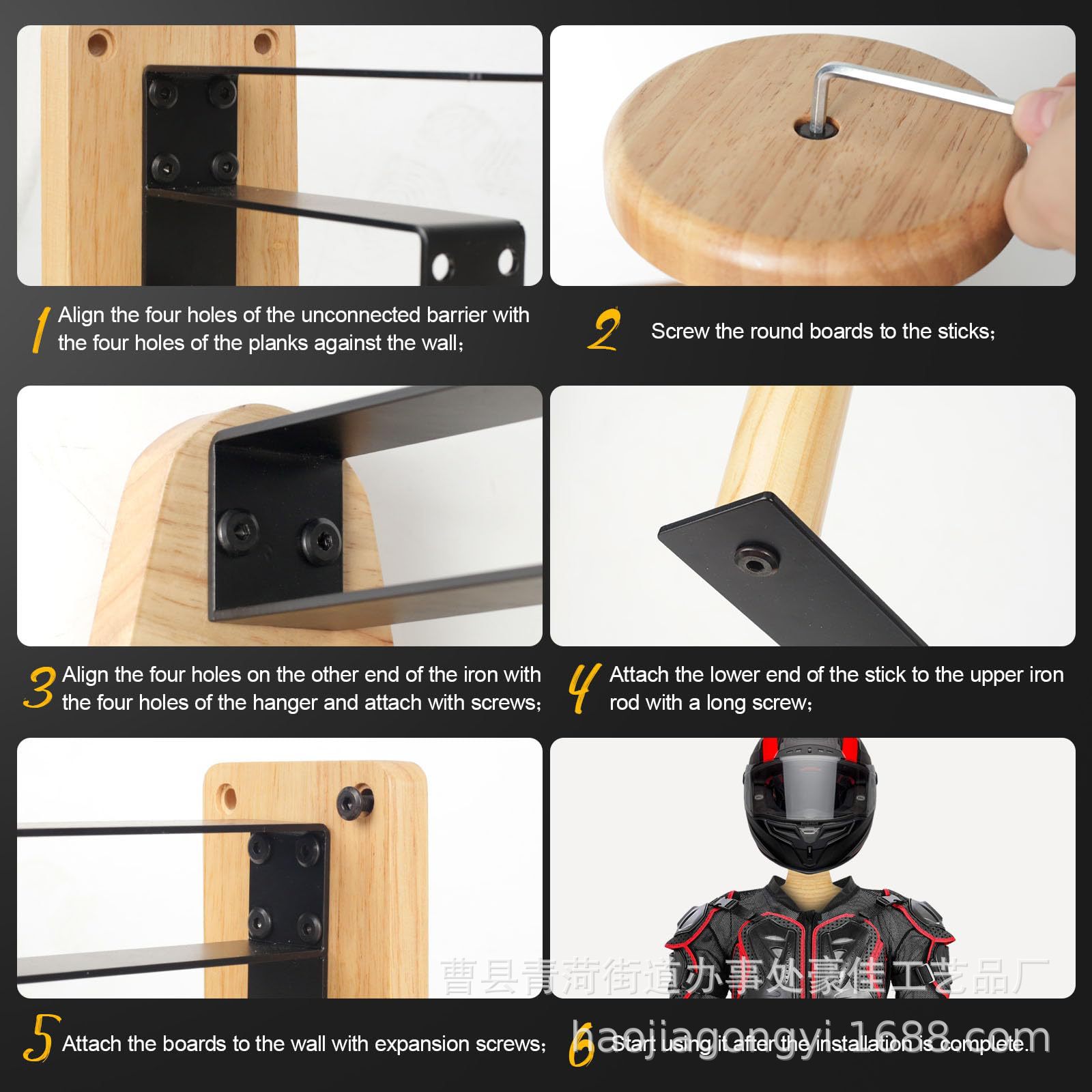 Drewniany, montowany na ściani – Travel Kitchen Accessories recenzja i cena